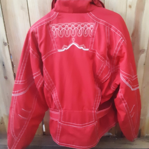 Red SPYDER boulder Colorado coat. Size L